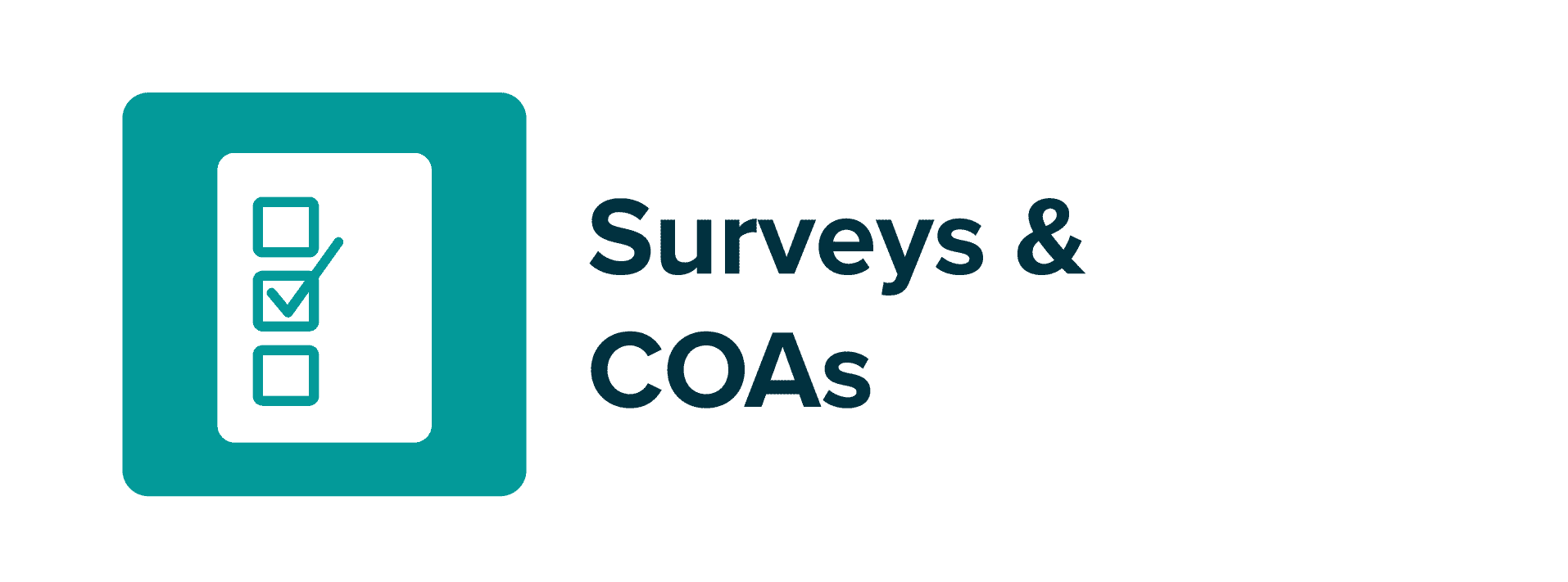 Surveys and COAs - clinical outcome assessments